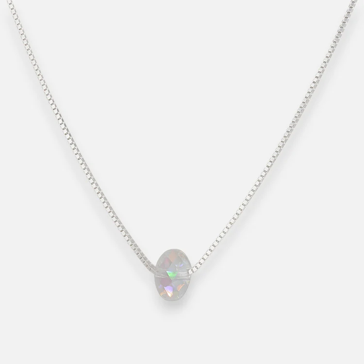 Collar Veneciano Cristal Hecho con Swarovski Tornasol - 45